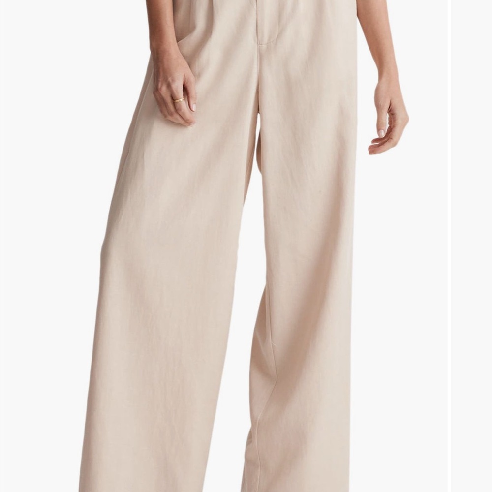 NEW Madewell Harlow Wide-Leg Pant Vintage Khaki